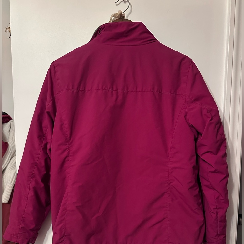 Vintage pink LLBean All Weather Jacket with Fleece Lining - Picture 8 of 9